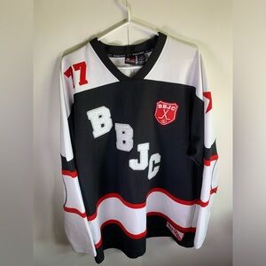 Vintage Bugle boy jean company hockey jersey